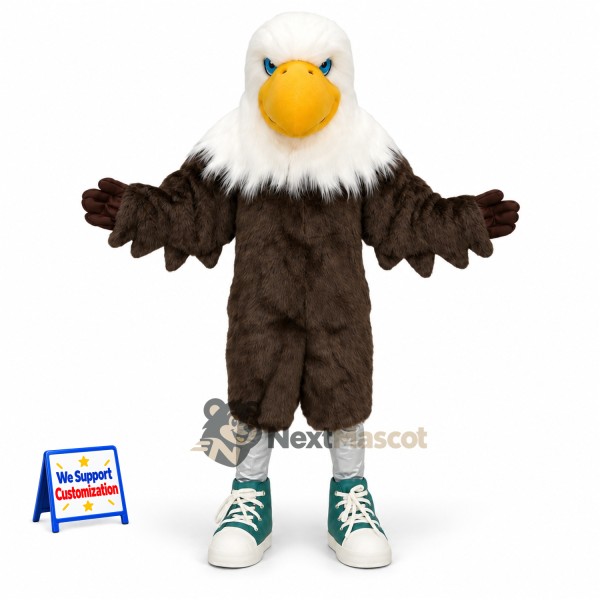 Bald Eagle Mascot Costume for College Pep Rallies