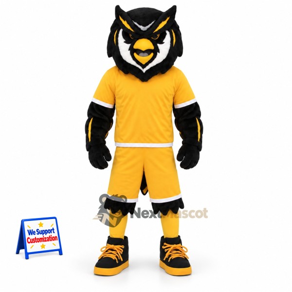 Owl Mascot Costume - Black