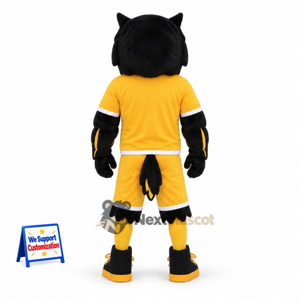 Owl Mascot Costume - Black Owl Mascot Costume - Black