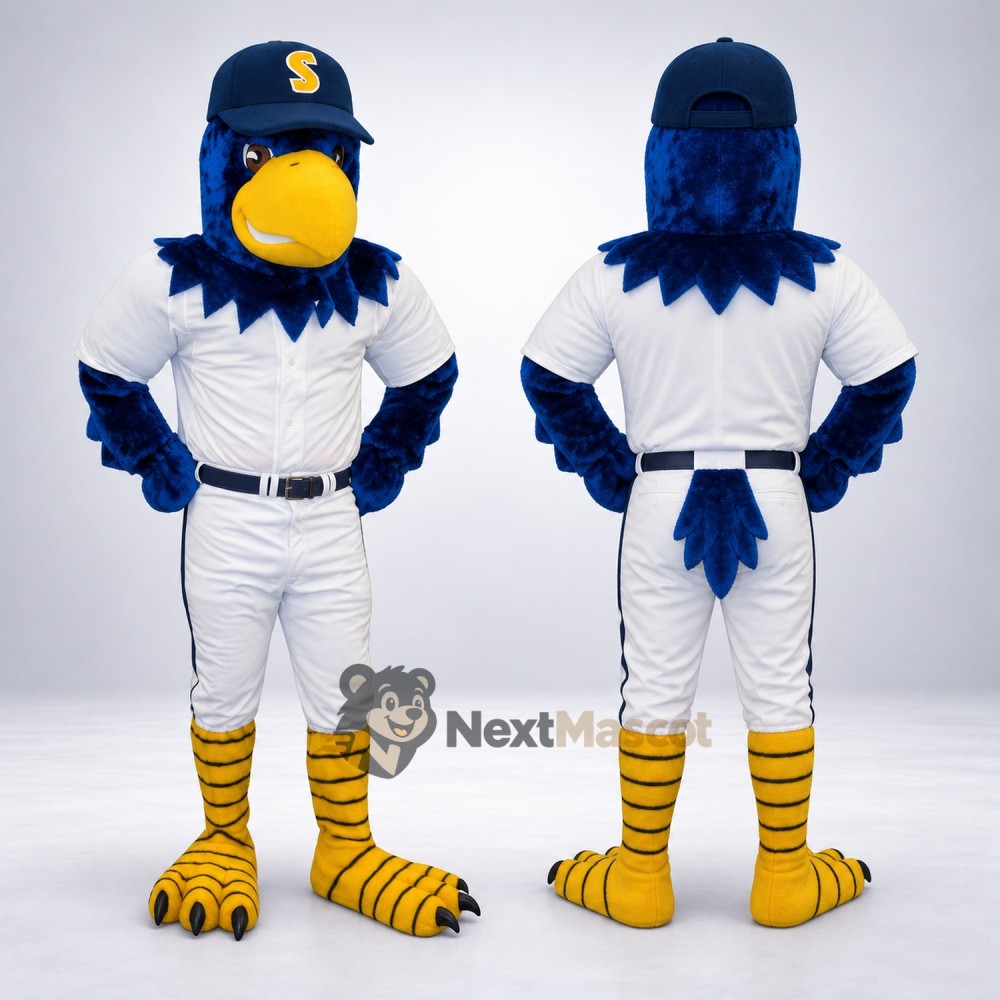 Bird Mascot Costume - Blue for Carnivals Bird Mascot Costume - Blue for Carnivals