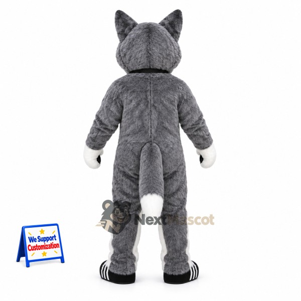 Husky Mascot Costume - Gray for Stage Shows Husky Mascot Costume - Gray for Stage Shows