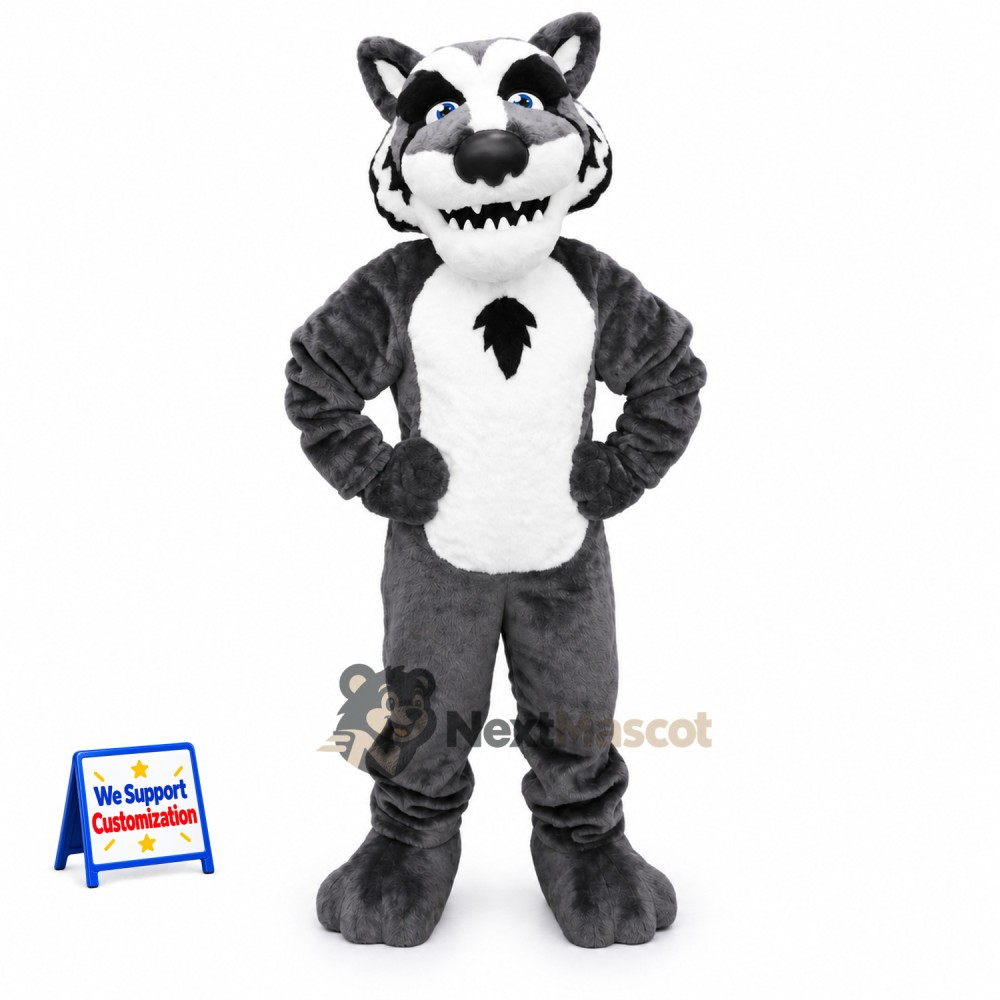 Raccoon Mascot Costume - Gray for Family Events Raccoon Mascot Costume - Gray for Family Events