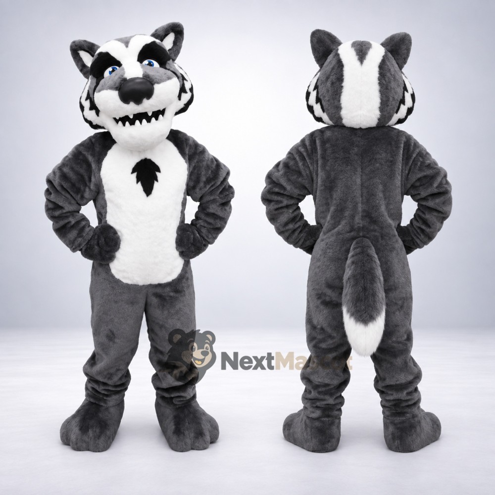 Raccoon Mascot Costume - Gray for Family Events Raccoon Mascot Costume - Gray for Family Events
