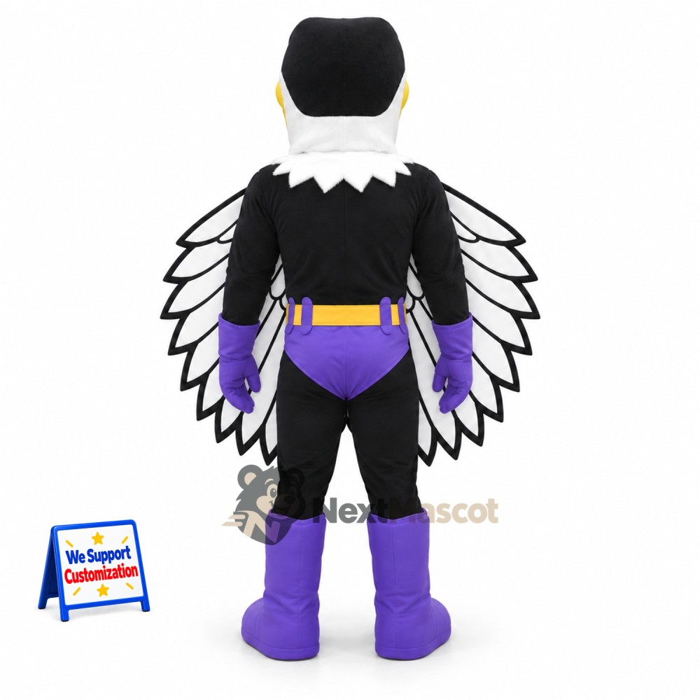 Bird Mascot Costume - Black for Team Events Bird Mascot Costume - Black for Team Events