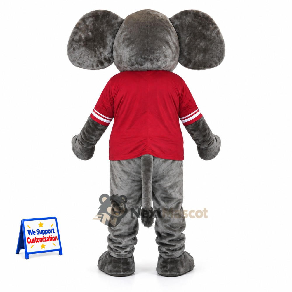 Elephant Mascot Costume - Red Jacket for School Events