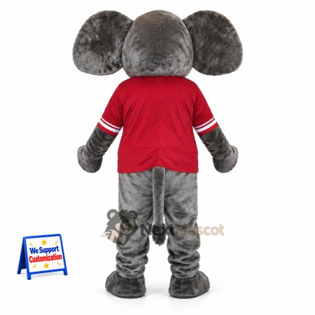 Elephant Mascot Costume - Red Jacket for School Events