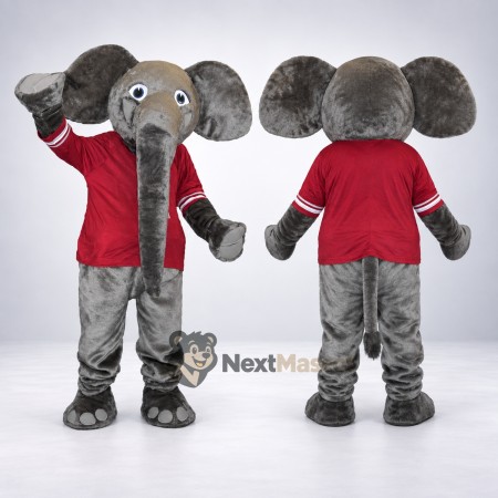 Elephant Mascot Costume - Red Jacket for School Events