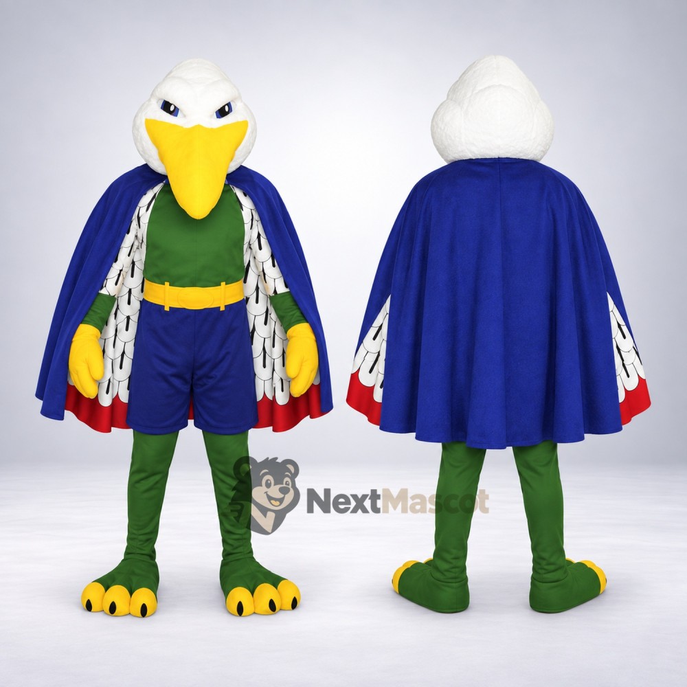 Eagle Mascot Costume - Superhero Style for Parades Eagle Mascot Costume - Superhero Style for Parades