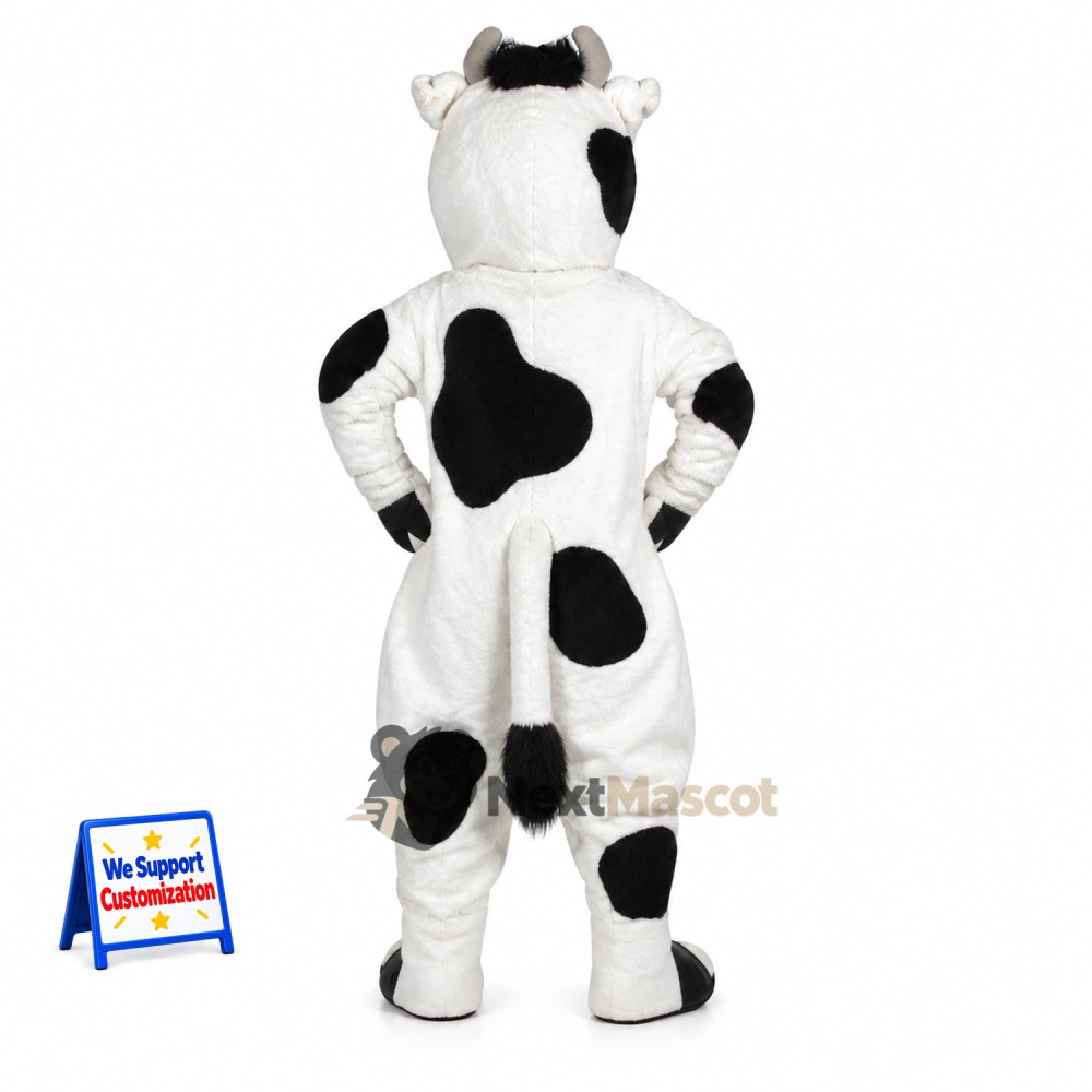 Cow Mascot Costume - Spotted for Family Festivals Cow Mascot Costume - Spotted for Family Festivals
