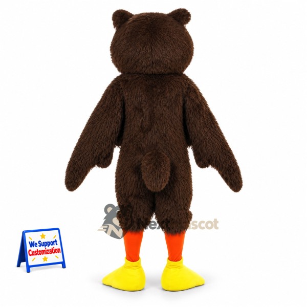 Owl Mascot Costume - Brown for Team Events Owl Mascot Costume - Brown for Team Events