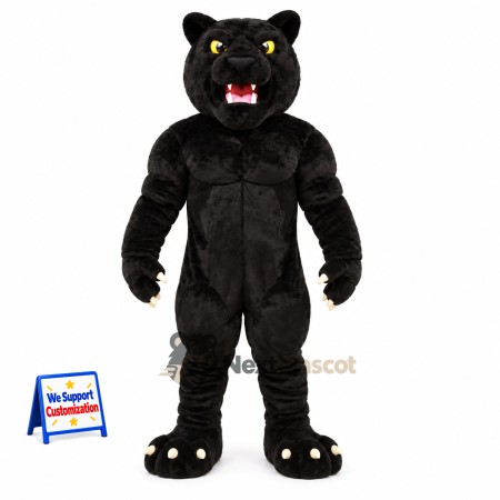 Panther Mascot Costume - Black for Team Events Panther Mascot Costume - Black for Team Events