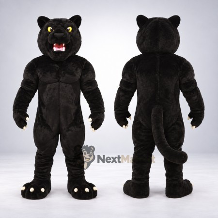 Panther Mascot Costume - Black for Team Events Panther Mascot Costume - Black for Team Events