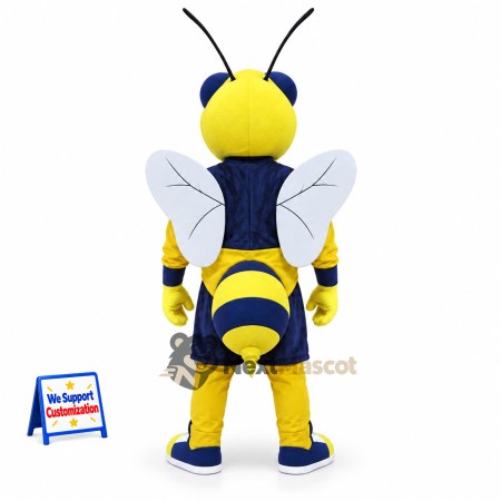 Wasp Mascot Costume - Navy Shirt