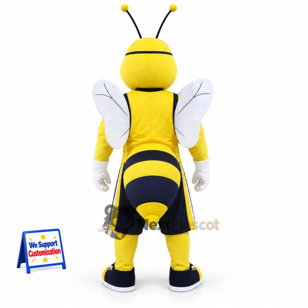 Wasp Mascot Costume - Yellow Shirt and Black Shorts Wasp Mascot Costume - Yellow Shirt and Black Shorts