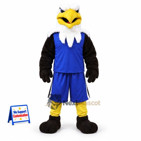 Eagle Mascot Costume - Blue Uniform for School Events