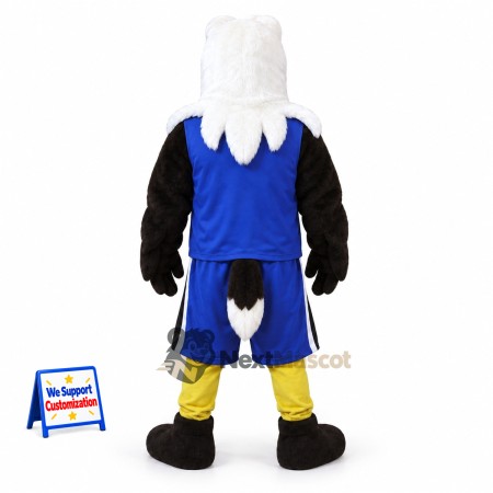 Eagle Mascot Costume - Blue Uniform for School Events