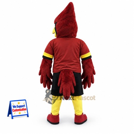 Cardinal Mascot Costume - Red for Carnivals Cardinal Mascot Costume - Red for Carnivals