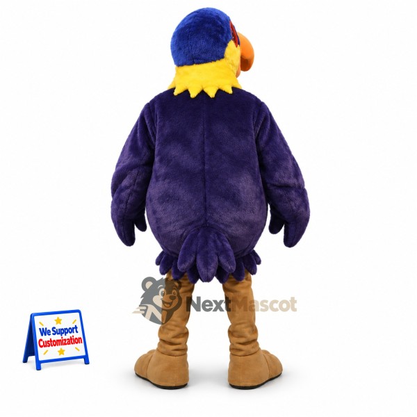 Toucan Mascot Costume - Purple for Parades