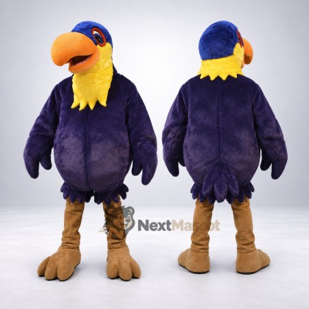 Toucan Mascot Costume - Purple for Parades Toucan Mascot Costume - Purple for Parades