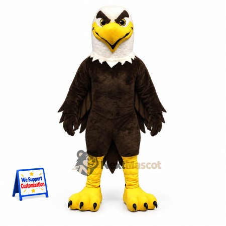 Eagle Mascot Costume - Brown for Family Events Eagle Mascot Costume - Brown for Family Events