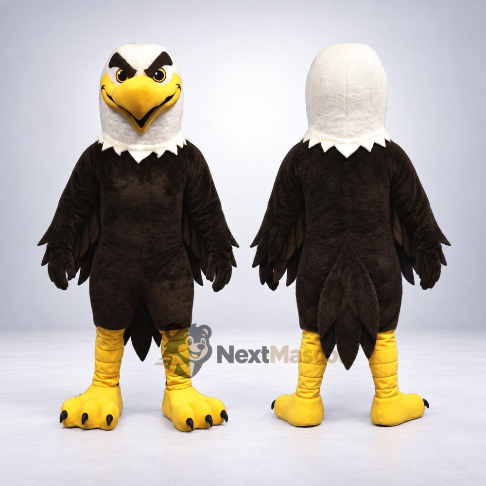Eagle Mascot Costume - Brown for Family Events Eagle Mascot Costume - Brown for Family Events
