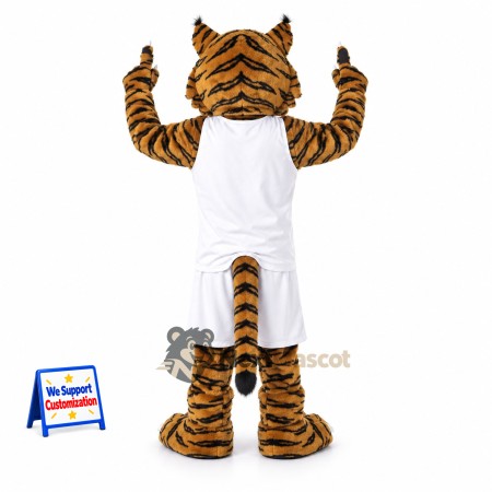 Tiger Mascot Costume - White Uniform for Parades Tiger Mascot Costume - White Uniform for Parades