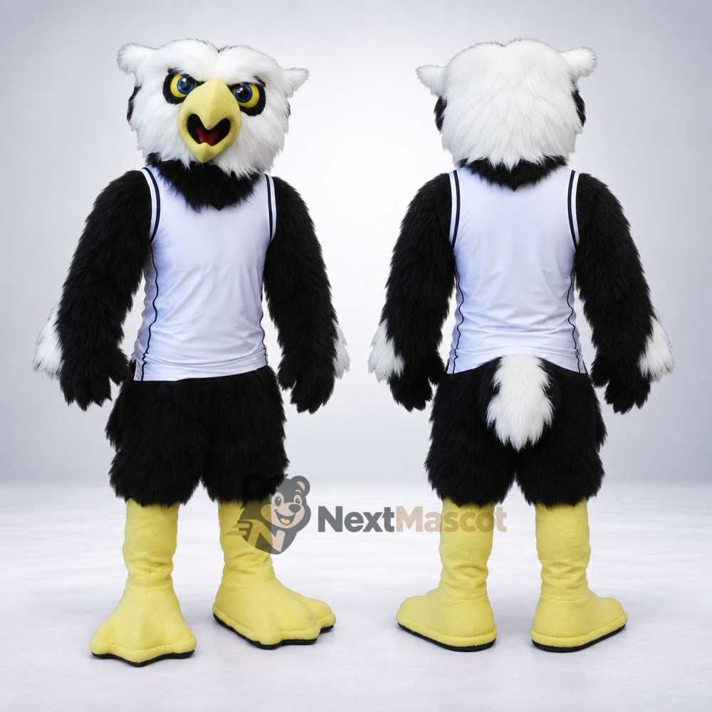 Owl Mascot Costume - White Shirt for Parades Owl Mascot Costume - White Shirt for Parades