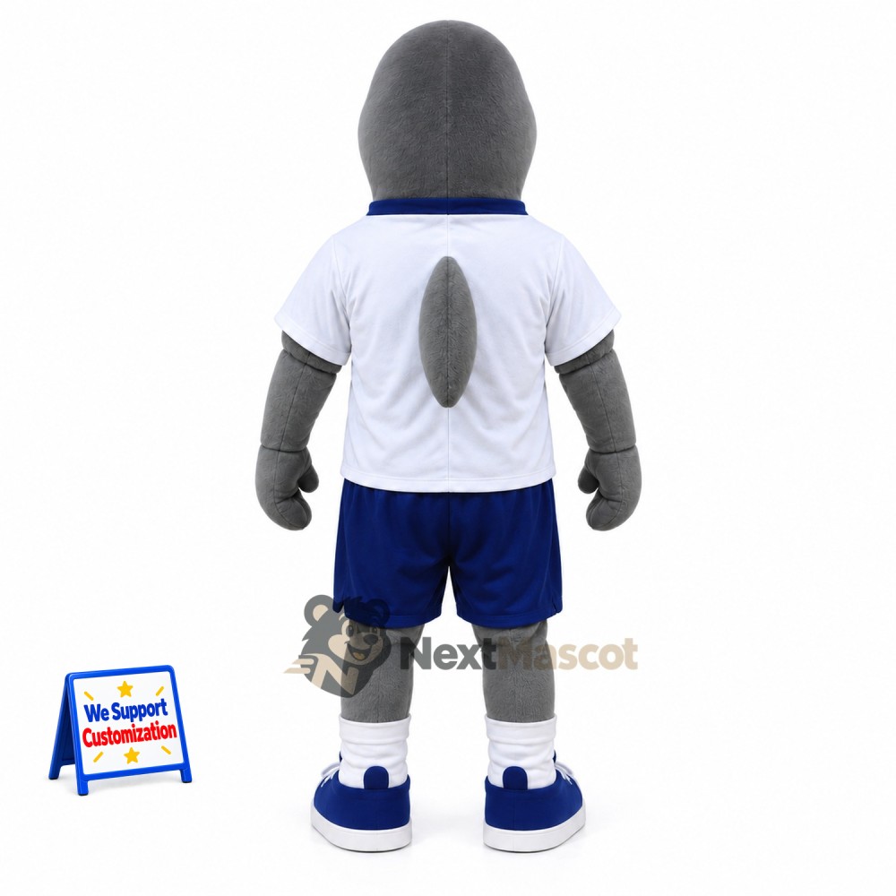 Dolphin Mascot Costume - White Shirt Dolphin Mascot Costume - White Shirt