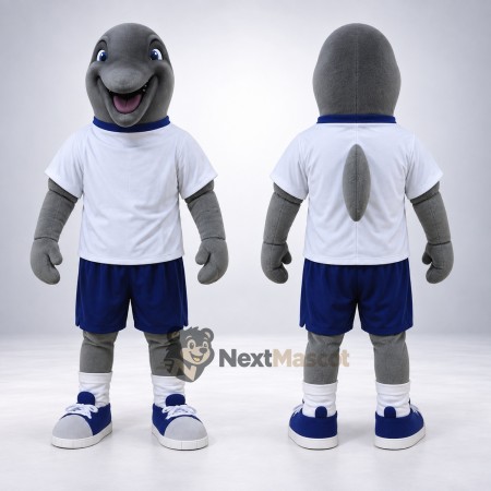 Dolphin Mascot Costume - White Shirt Dolphin Mascot Costume - White Shirt