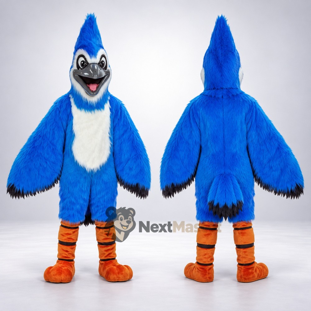 Blue Jay Mascot Costume for Pep Rallies Blue Jay Mascot Costume for Pep Rallies