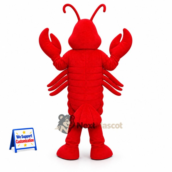 Lobster Mascot Costume - Red for School Events Lobster Mascot Costume - Red for School Events