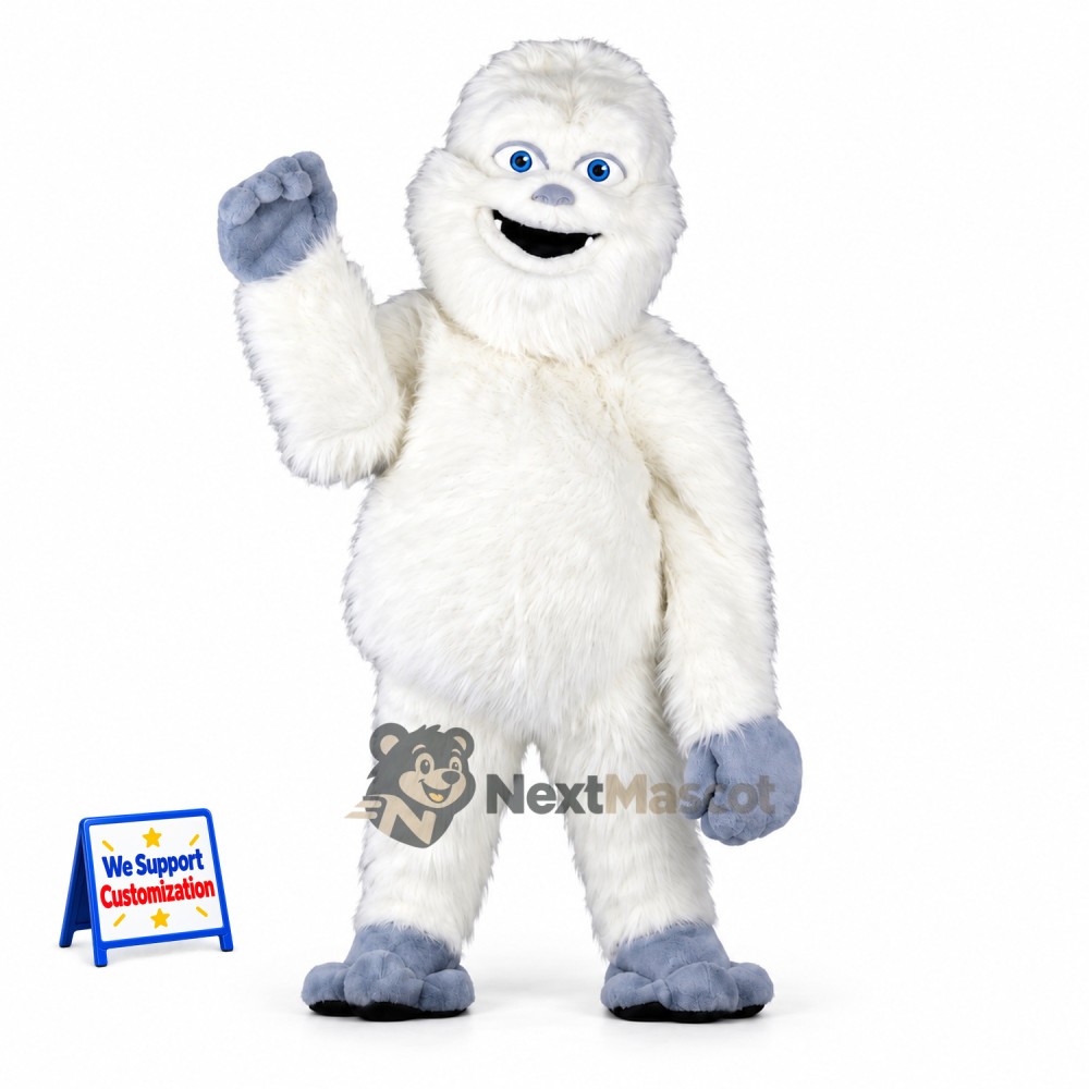 Yeti Mascot Costume - White for Birthday Parties Yeti Mascot Costume - White for Birthday Parties