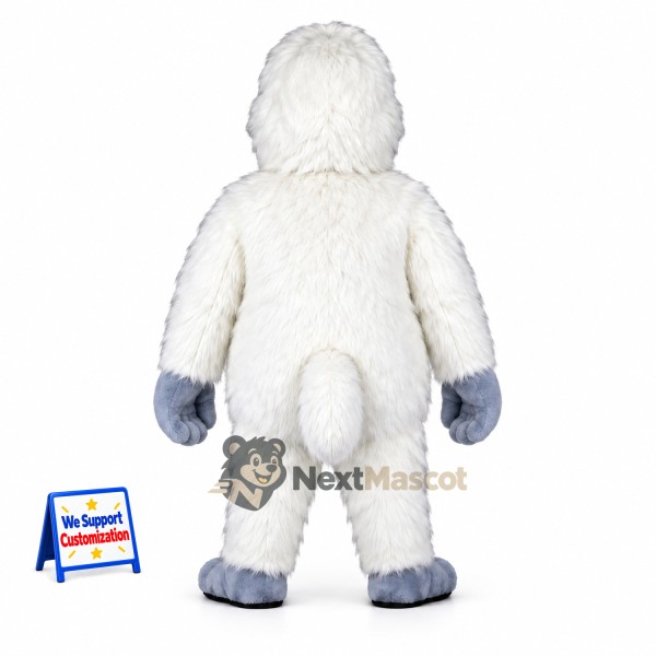 Yeti Mascot Costume - White for Birthday Parties