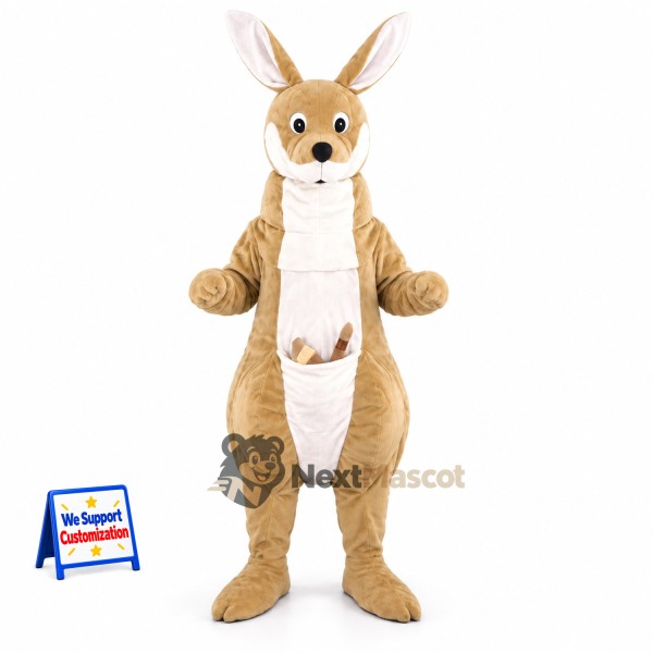 Kangaroo Mascot Costume - Brown for Festivals