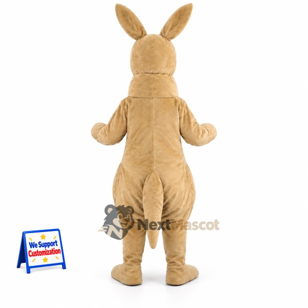 Kangaroo Mascot Costume - Brown for Festivals Kangaroo Mascot Costume - Brown for Festivals