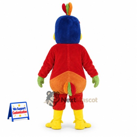 Parrot Mascot Costume - Colorful for Parades Parrot Mascot Costume - Colorful for Parades