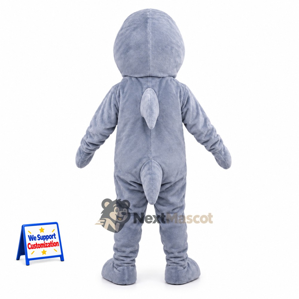 Dolphin Mascot Costume - Gray for Sea Life Shows Dolphin Mascot Costume - Gray for Sea Life Shows