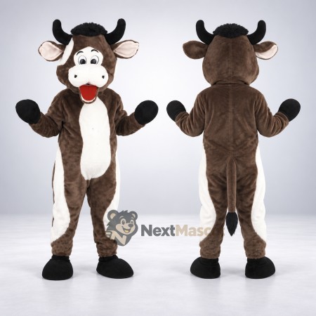 Cow Mascot Costume - Brown for Community Events Cow Mascot Costume - Brown for Community Events