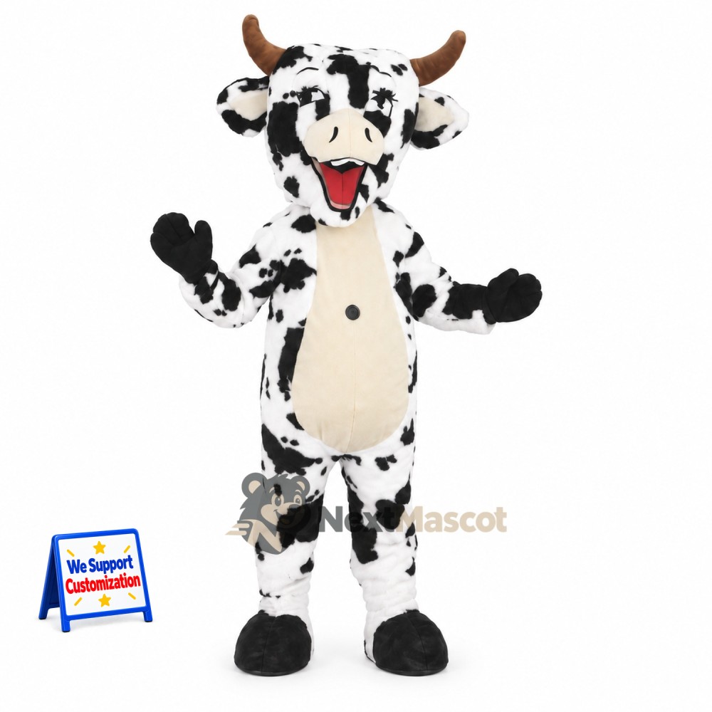 Cow Mascot Costume - Spotted for School Carnivals