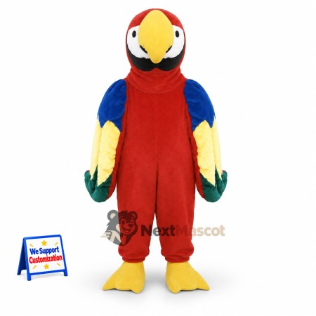 Parrot Mascot Costume - Red for Promotions Parrot Mascot Costume - Red for Promotions
