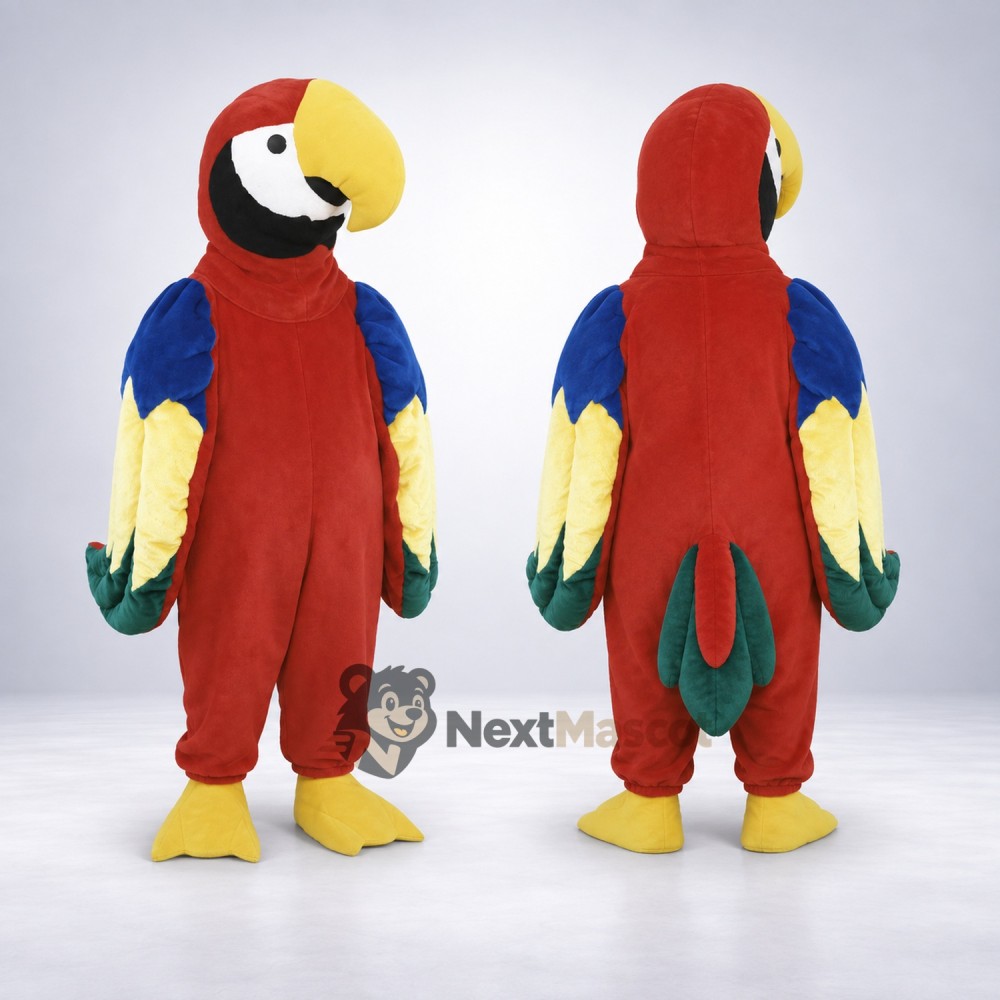 Parrot Mascot Costume - Red for Promotions Parrot Mascot Costume - Red for Promotions