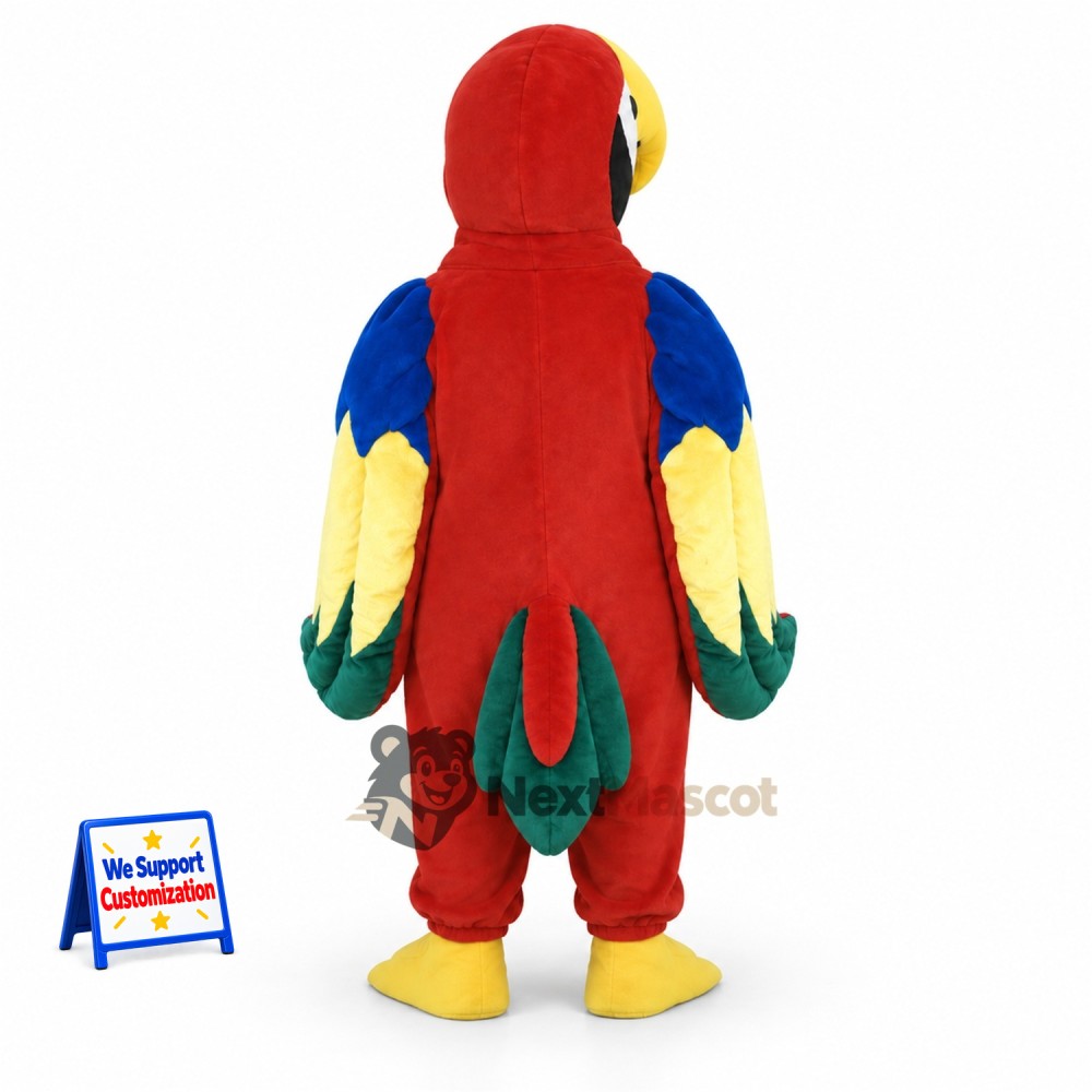 Parrot Mascot Costume - Red for Promotions Parrot Mascot Costume - Red for Promotions