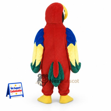 Parrot Mascot Costume - Red for Promotions Parrot Mascot Costume - Red for Promotions