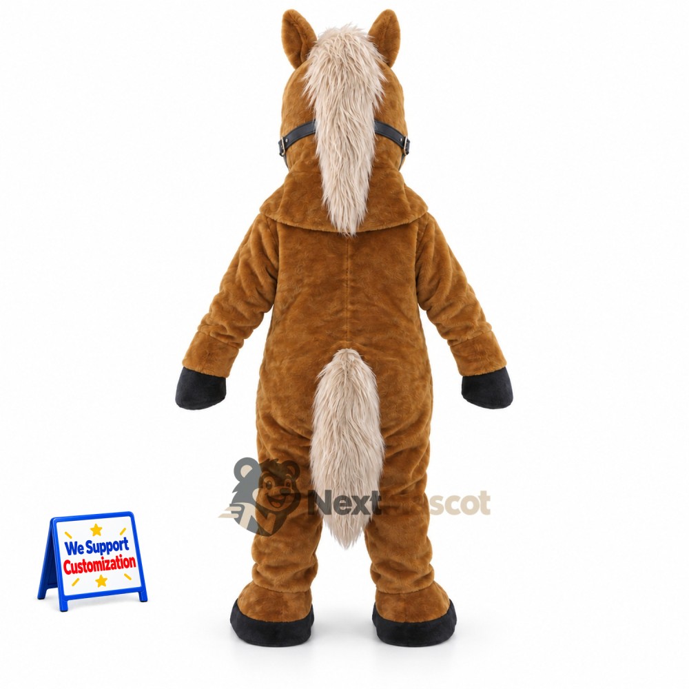 Horse Mascot Costume - Brown for School Spirit Horse Mascot Costume - Brown for School Spirit
