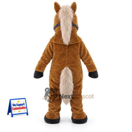 Horse Mascot Costume - Brown for School Spirit Horse Mascot Costume - Brown for School Spirit
