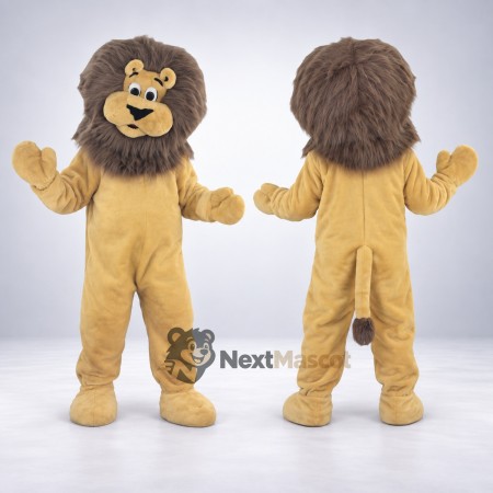 Lion Mascot Costume - Tan for Birthday Parties Lion Mascot Costume - Tan for Birthday Parties