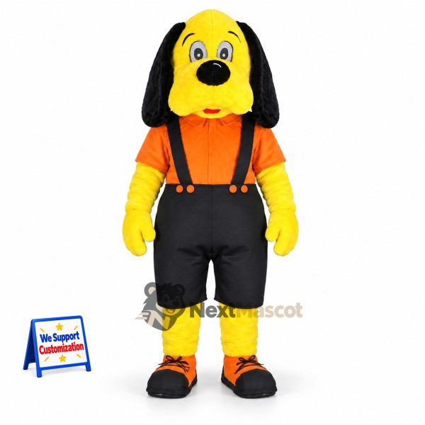 Dog Mascot Costume - Overalls