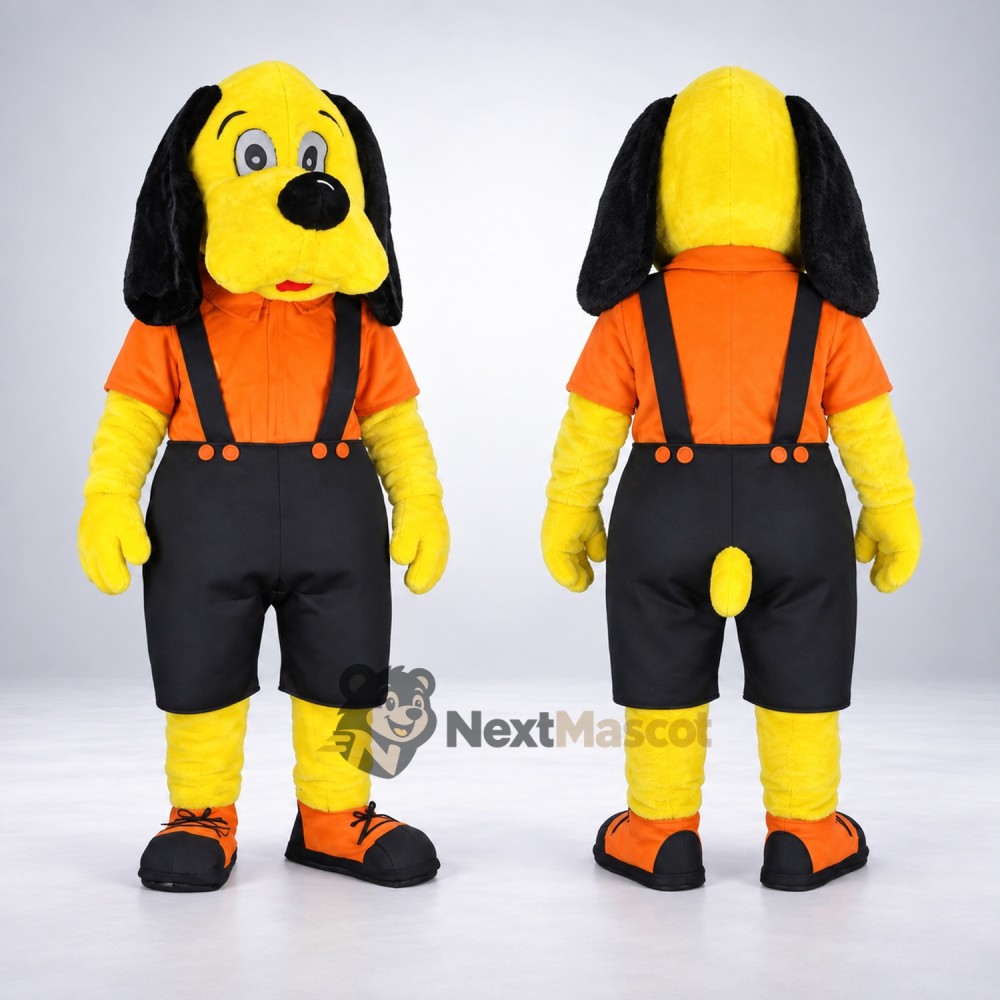 Dog Mascot Costume - Overalls Dog Mascot Costume - Overalls