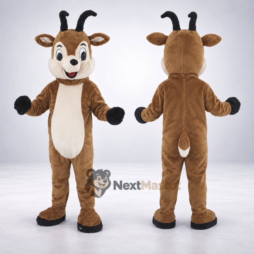 Goat Mascot Costume - Brown for Parades
