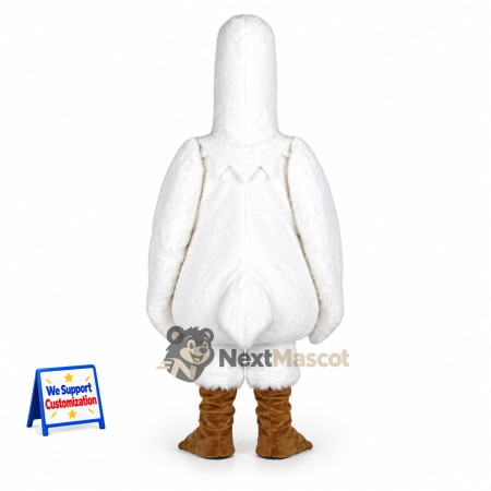 Swan Mascot Costume - White for Parades Swan Mascot Costume - White for Parades